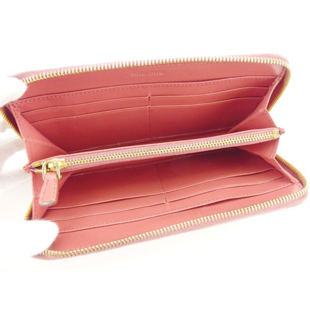 Miu Miu Long Wallet Crocodile Pink - image 5